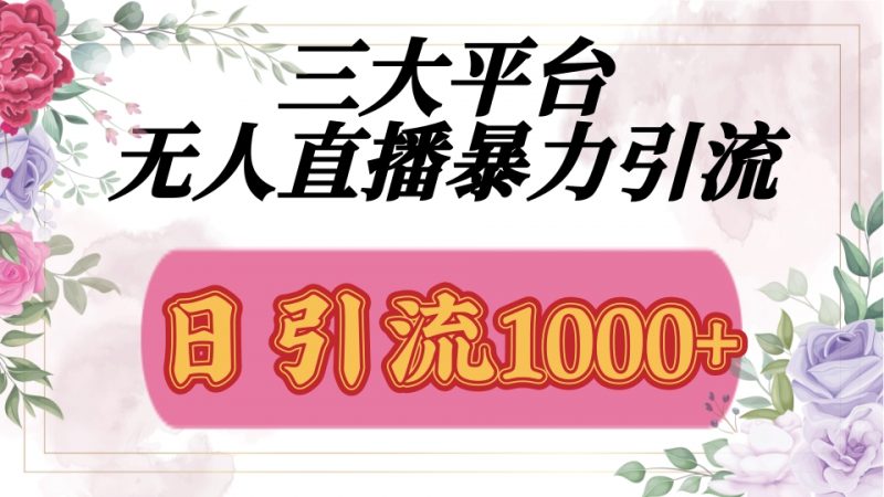 抖音，快手，视频号全平台通用，无人直播引流法，利用图片,模板,整套话术挂机全天支持矩阵操作，无限设备多开，超暴力引流，1000+高质量精准创业粉副业网-副业赚钱-互联网创业-资源整合99副业网