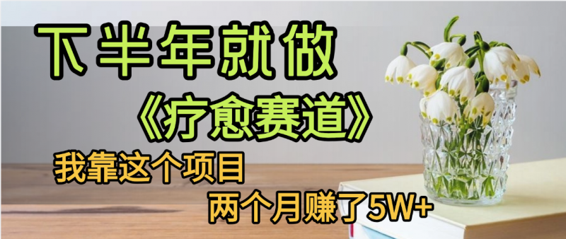 下半年稳赚的赛道，就选【疗愈赛道】，我自己运行这个项目两个月赚了5W+副业网-副业赚钱-互联网创业-资源整合99副业网