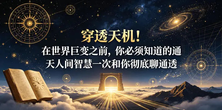 付费文章：穿透天机！在世界巨变之前，你必须知道的通天人间智慧一次和你彻底聊通透副业网-副业赚钱-互联网创业-资源整合99副业网
